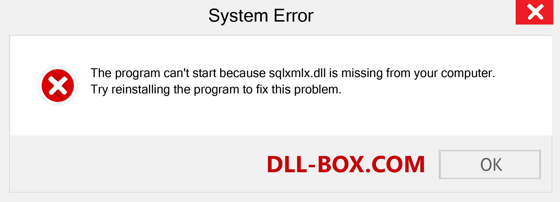  sqlxmlx.dll file is missing?. Download for Windows 7, 8, 10 - Fix  sqlxmlx dll Missing Error on Windows, photos, images